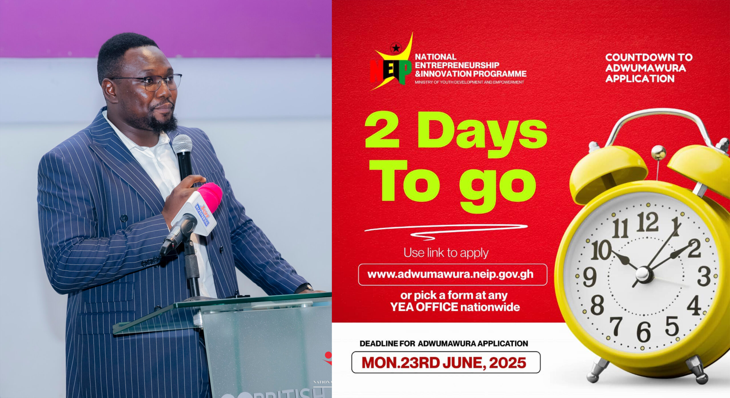 Ghana Chamber of Young Entrepreneurs Appeals for Urgent Deadline Extension for Adwumawura Programme