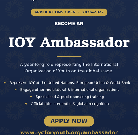 IOY Ambassador flyer