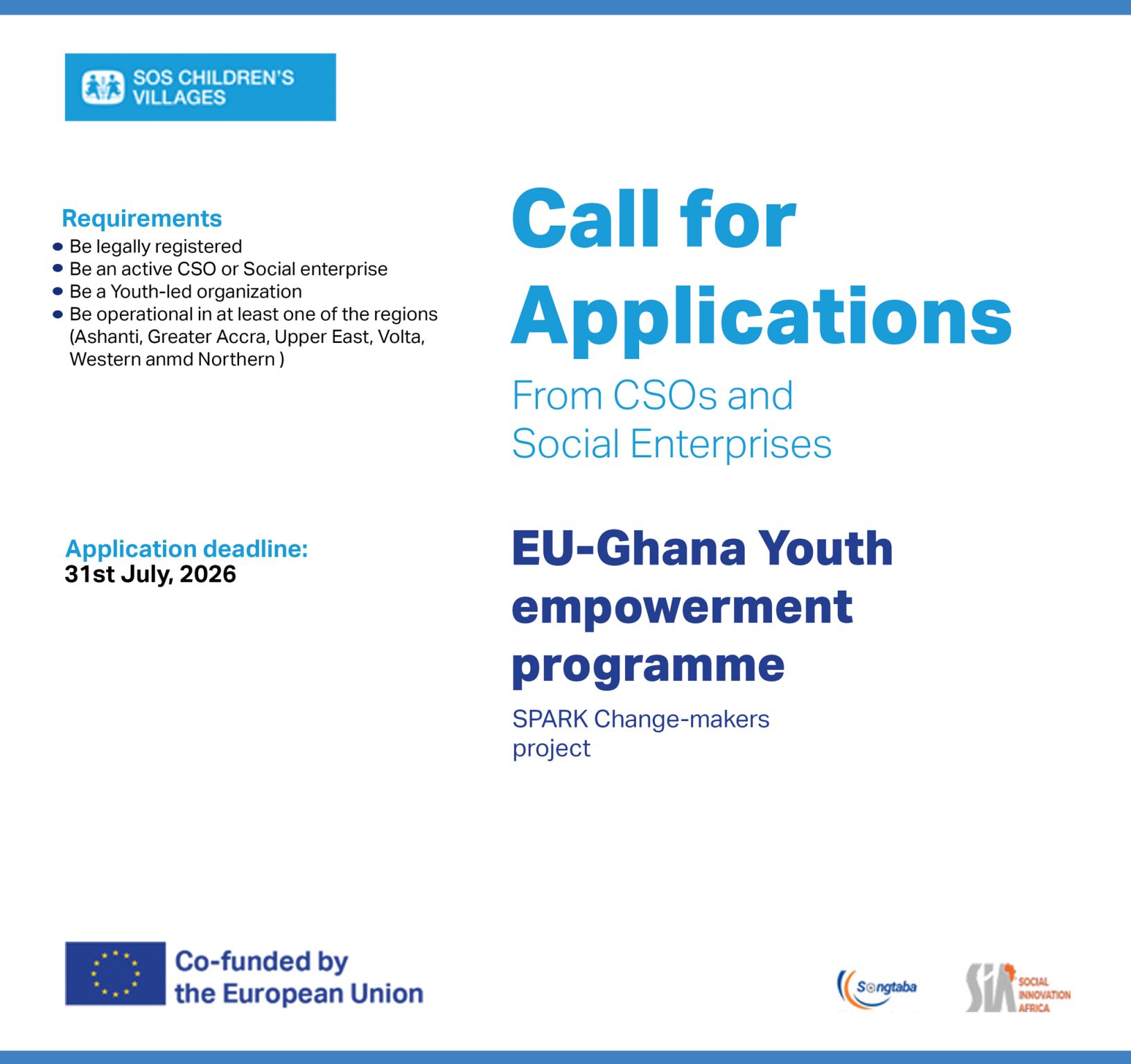 🚀 Calling Youth-Led Organizations Driving Change in Ghana!