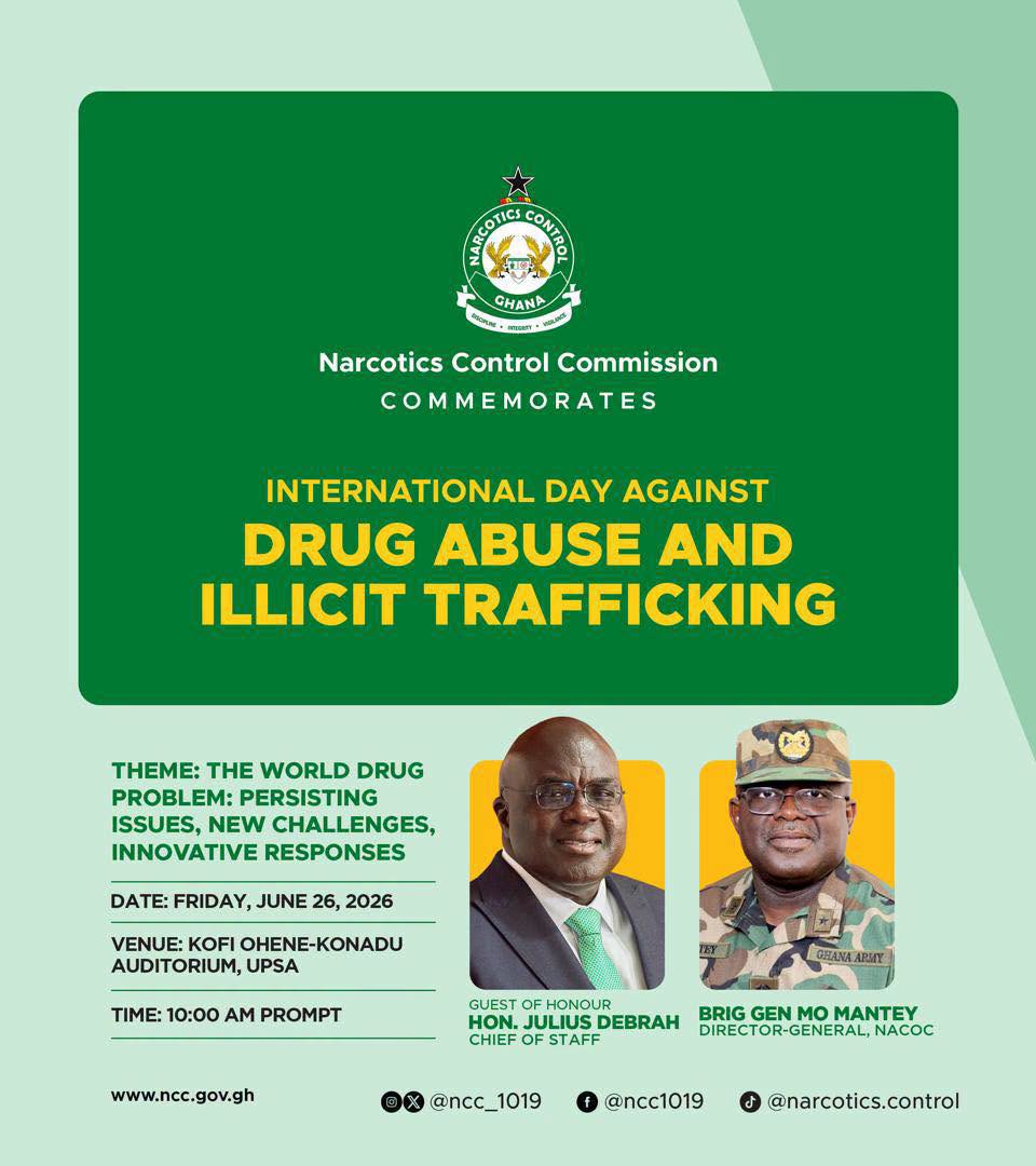 Youth are warmly invited to join the National Commemoration of World Drug Day 2026