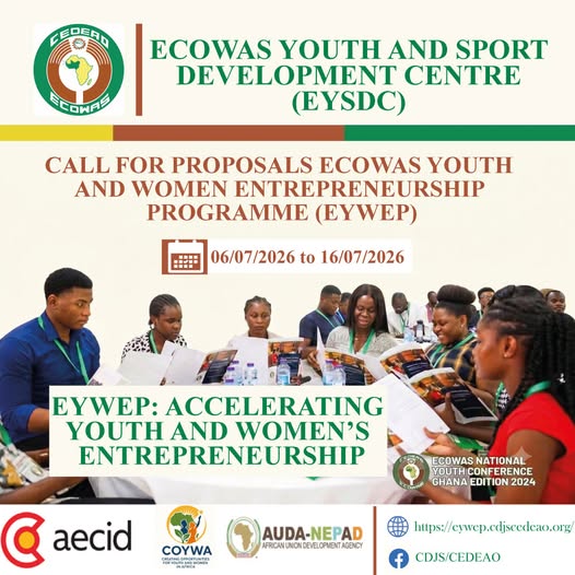 ECOWAS Opens Applications for Young Entrepreneurs in Ghana with Grants of Up to USD 15,000