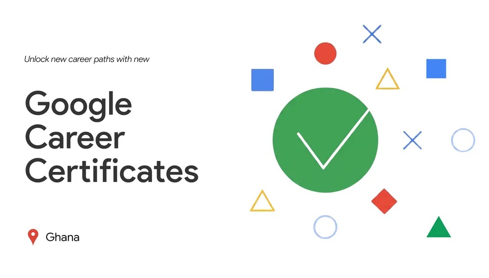 Apply for the Google Career Certificate Scholarships in Ghana Through the One Million Coders Programme