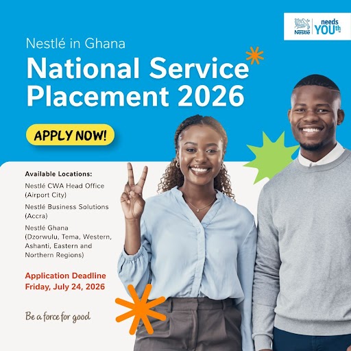 Nestlé Ghana Opens Applications for 2026 National Service Programme